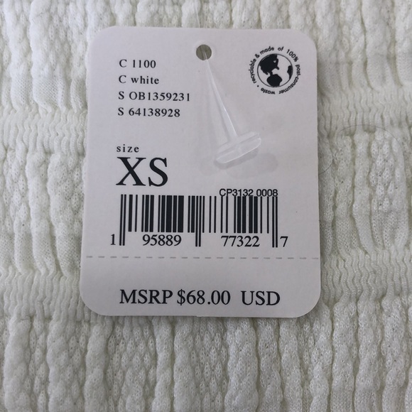 Free People One Shoulder Smock Top - Picture 2 of 4